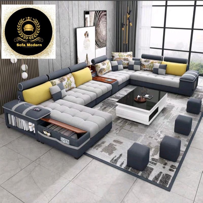 Sofa Letter U Sofa Tamu Sofa Minimalis Modern Letter U Kursi Tamu Minimalis High Class Quality