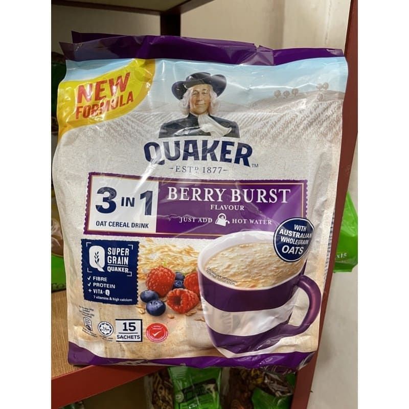 

Quaker Sachet Berry Burst Malaysia exp 11/06/2022