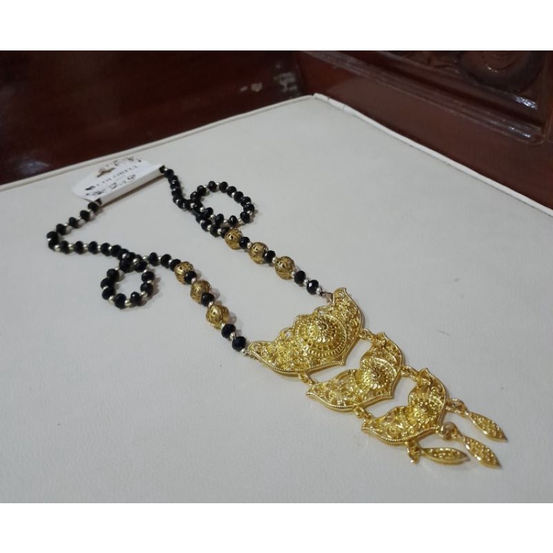 kalung panjang gold