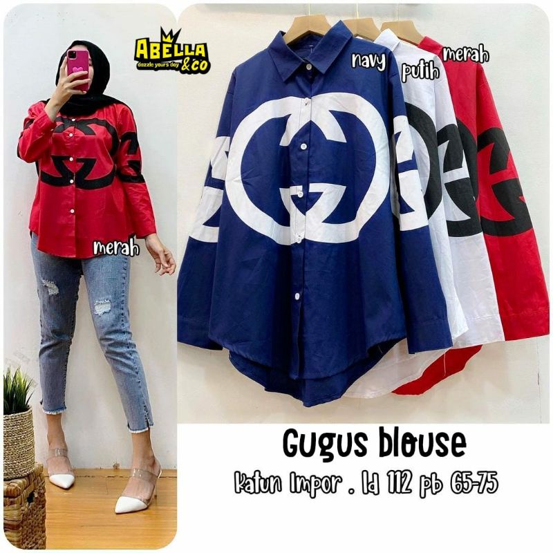 GUGUS BLOUSE // KEMEJA BLOUSE // ABELLA