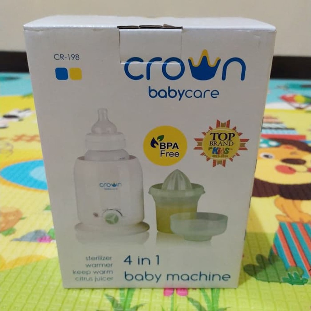 Crown Baby Care 4in1 Baby Machine CR198 Warmer and Sterilizer Steril Botol Susu Bayi