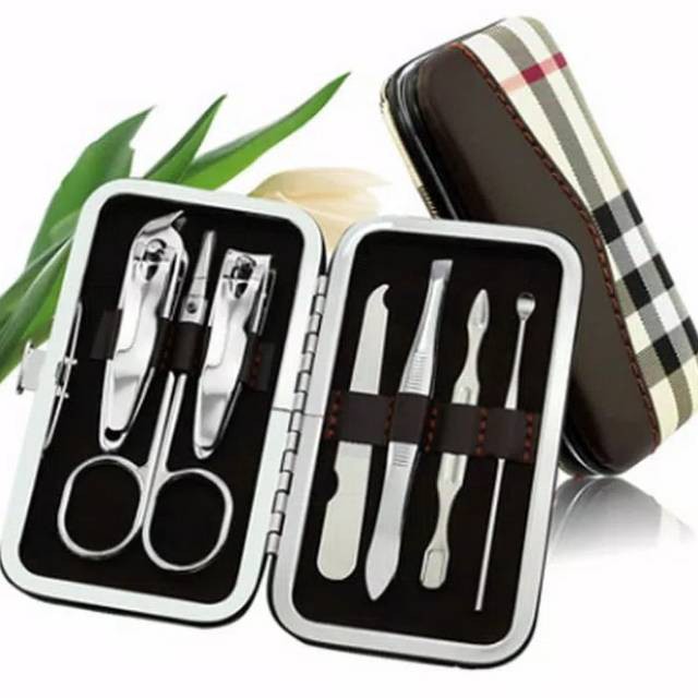 dcn gunting kuku 7 in 1 set komplit set gunting kuku bahan stainless steel untuk manicure