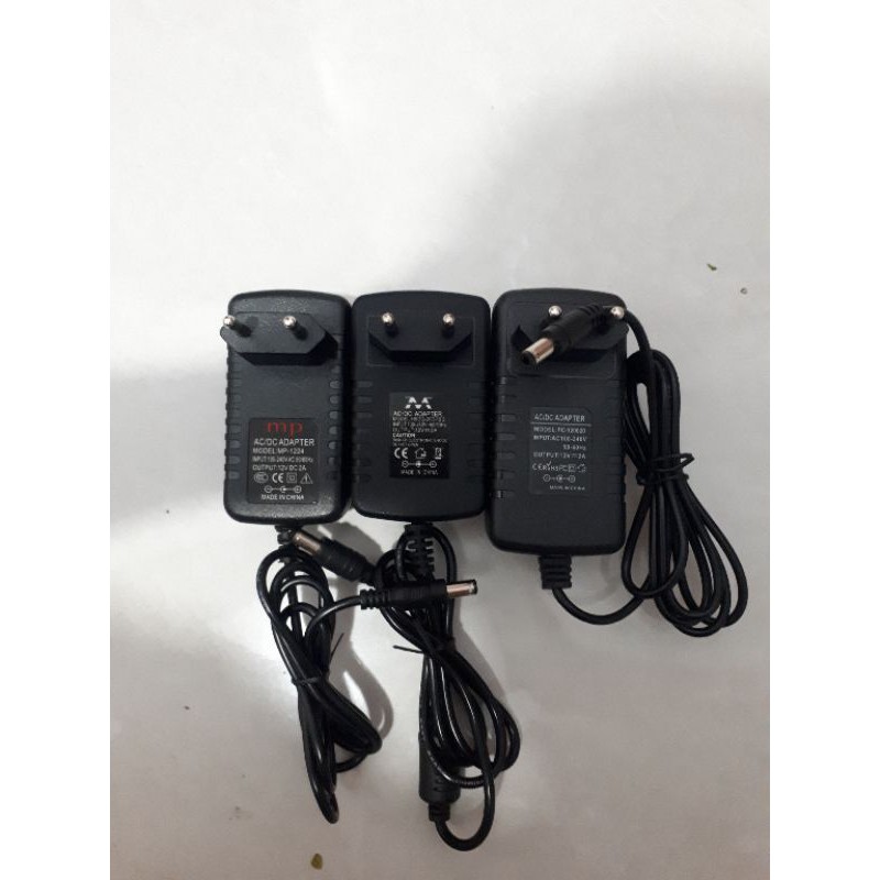 Adaptor kamera cctv 2A 12v  / adaptor led strip 12 volt 2 ampere / adaptor dvr camera cctv  4ch