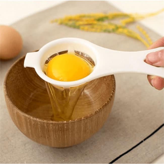 Sendok Alat Pemisah Kuning Telur Saringan telur Egg White Separator
