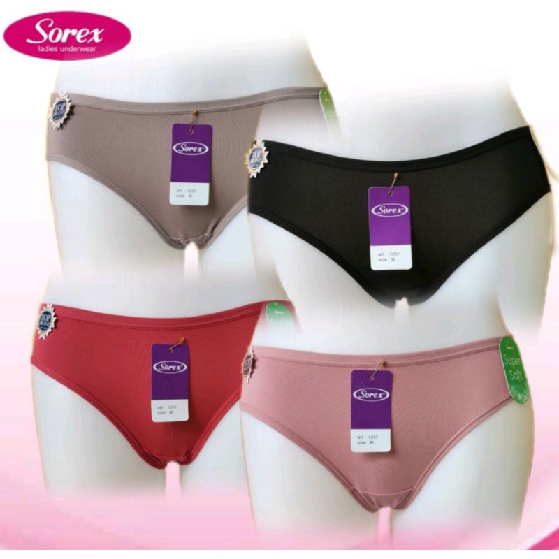 Celana Dalam Wanita Sorex 1257 / CD Wanita Super Soft Sorex 1257 ( BARU)