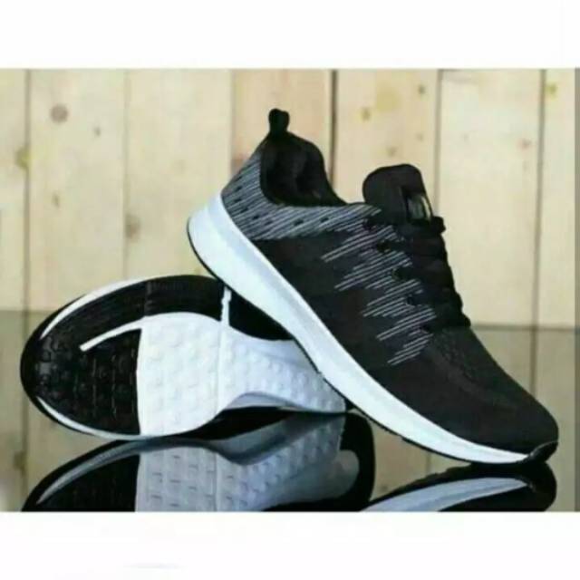 TmO - 8.8 Sale sepatu pria sneakers running fashion Wajik Hitam Abu/sepatu fashion tali kekinian termurah bisa cod size 39-43