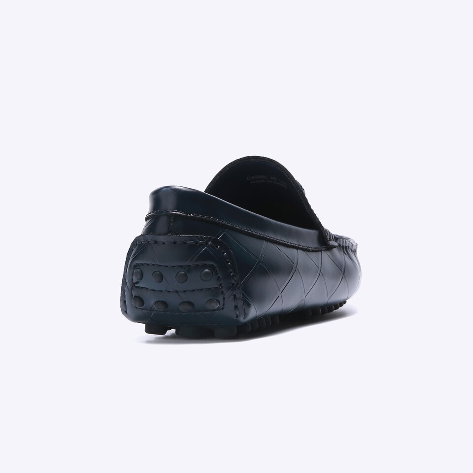 SEPATU PANSUS KULIT EVERBEST PRIA ORIGINAL LOAFER BIRU NAVY EM51