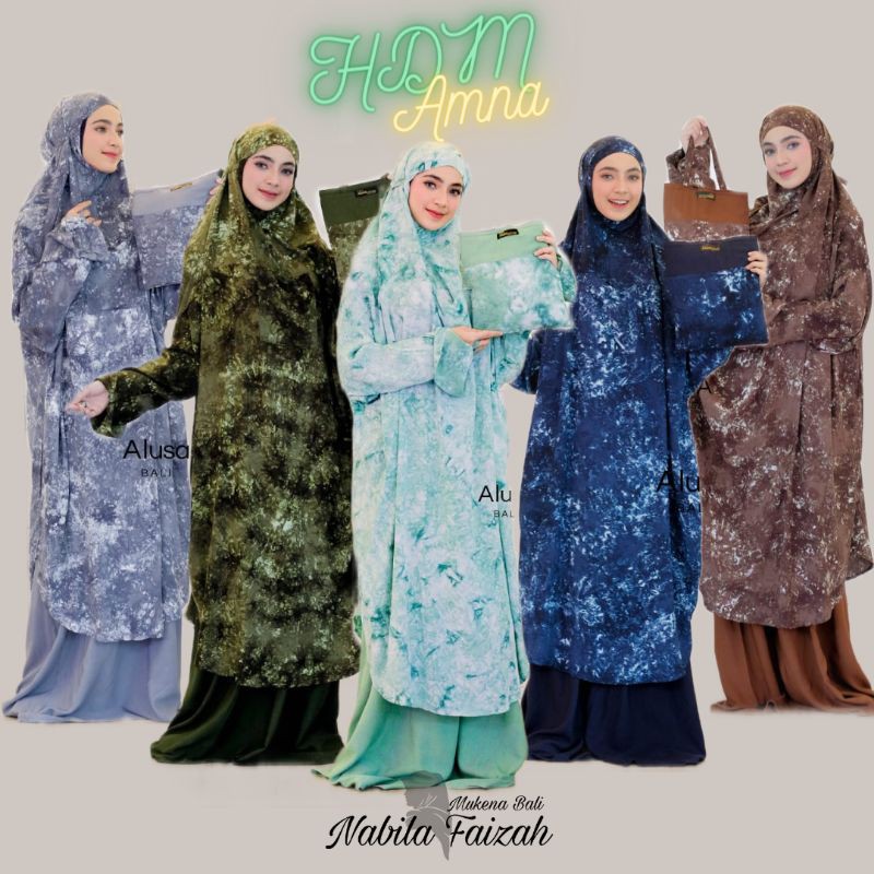 MUKENA TIEDYE UNIK BERLENGAN/HDM ORIGINAL ALUSA /INDAH BALI