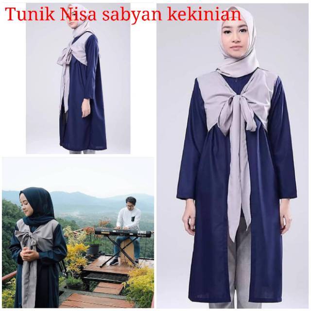  Baju  Gamis  Nissa  Sabyan  KHAZANAH ISLAM