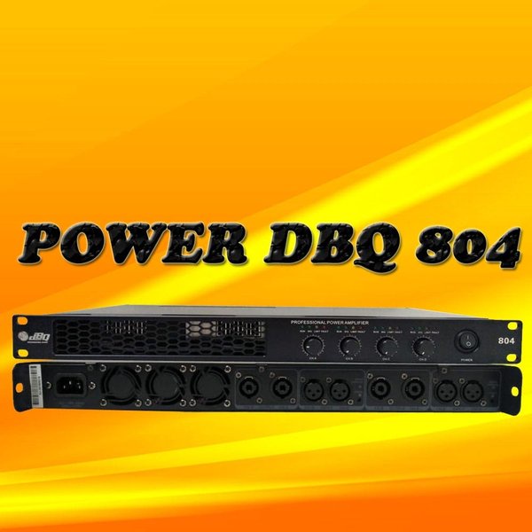 Power Amplifier DBQ 804 power klas D 4 Channel 800 Watt