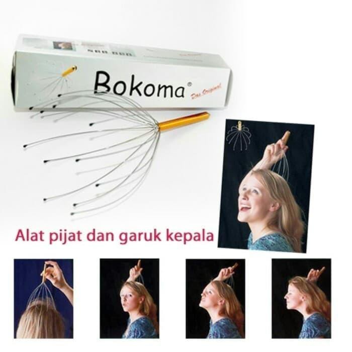 BOKOMA Hand Head Massager - Alat Terapi Kepala Untuk Susah Tidur 0626