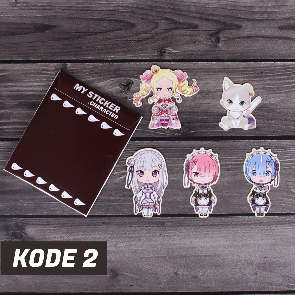 Koleksi Sticker Anime Terlengkap - Stiker Re Zero