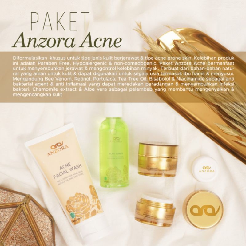 (BPOM / Klinik) Anzora Glow Dan Acne Welcome Reseller - Dropship