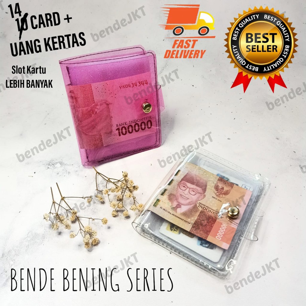 DOMPET KARTU MODEL BENING DAN UANG KERTAS PREMIUM WANITA IMPORT TEMPAT KARTU CARD