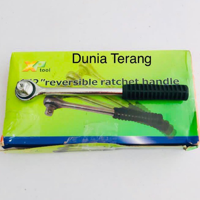 Stang Sock Ratchet XPTOOL 1/2in 12in - Setang Sok Rachet Handle 1/2 12 - Gagang Mata Shock Krek