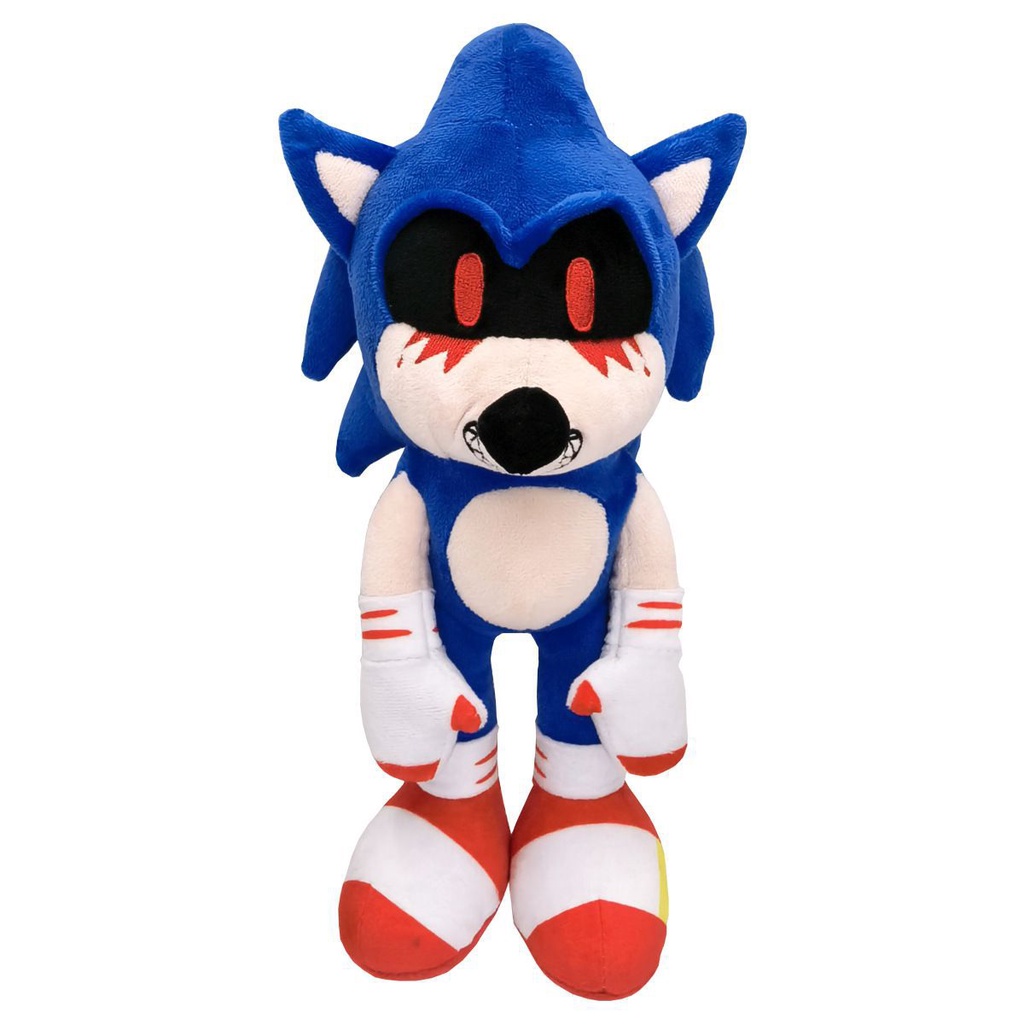 30CM Boneka Sonic EXE The Spirits Of Hell Plush Toy Evil Blood Soft Stuffed Doll Gift Kids Mainan