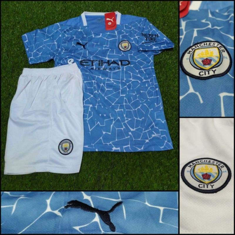 JERSEY KIDS CITY HOME 2020/2021 BAJU BOLA GRADE ORI