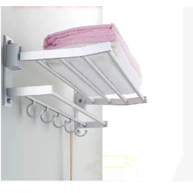 Rak Gantungan Handuk Kamar Mandi Rak Kamar Mandi Stainless Rak Tempel Kamar Mandi Rak Dinding Kamar Mandi Rak Gantung Serbaguna Dapur Rak Besi Serbaguna Wc Toilet Gantungan Lipat Dinding portable tempat penyimpanan Handuk sabun sampo peralatan mandi