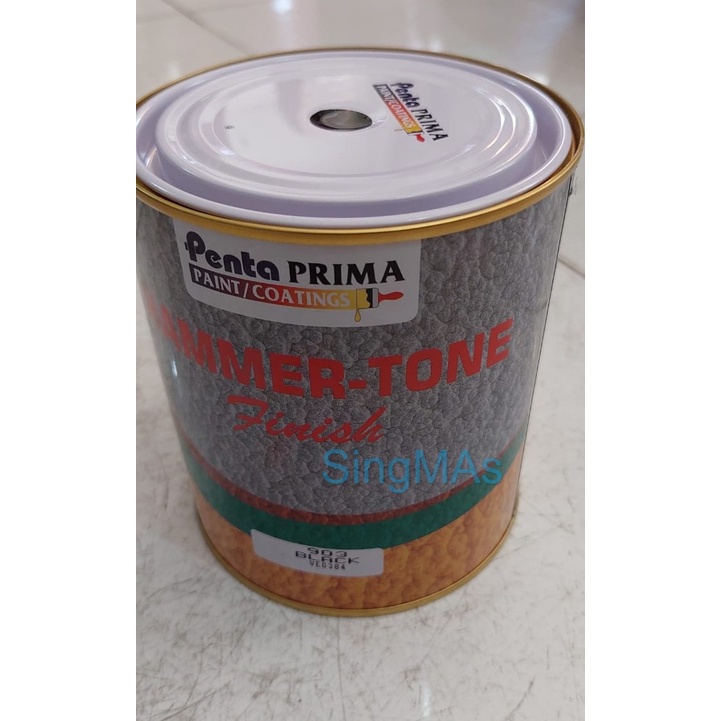 Cat Besi PENTA HAMMER TONE 903 BLACK 1Kg Hitam Hammertone Cat Logam Kayu Pagar