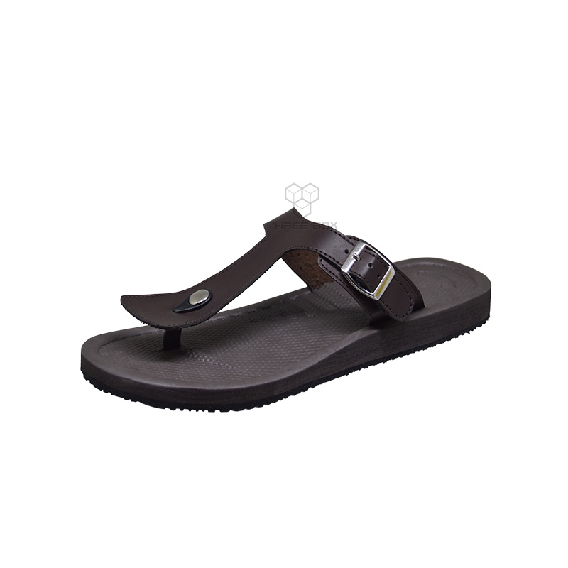 Sandal Jumbo Pria Ringan - Sendal Jepit Empuk Andromeda Kulit Big Size 45 46 47 48 49
