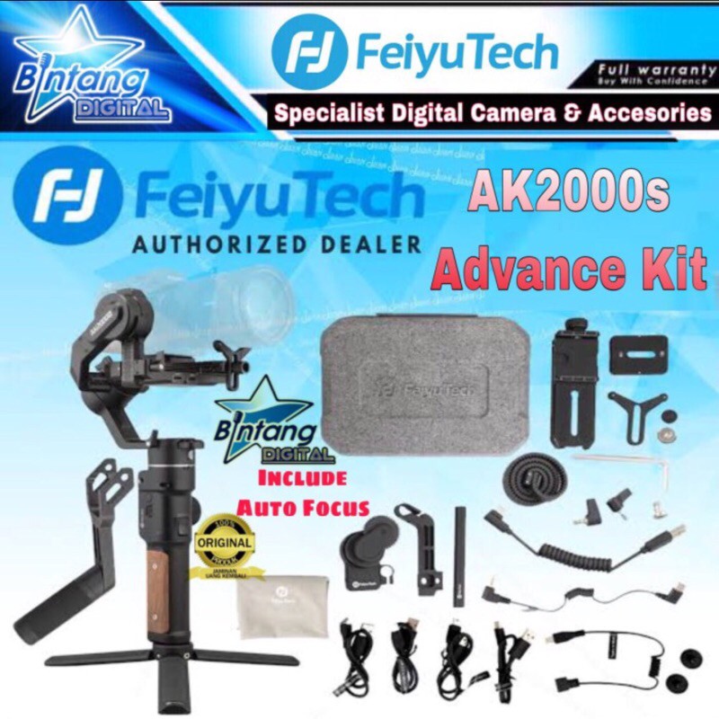Feiyu AK2000S Advance kit Gimbal stabilizer Kamera Dslr Mirrorless - AK2000S Advanced 3-Axis Gimbal