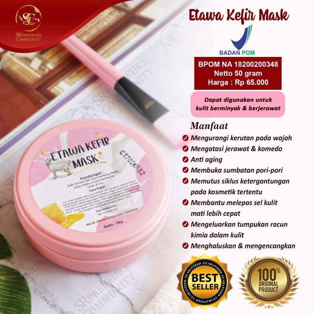 BEST SELLER kefir etawa masker kefir kefir kefir susu kambing etawa kefir mask kefir sr12