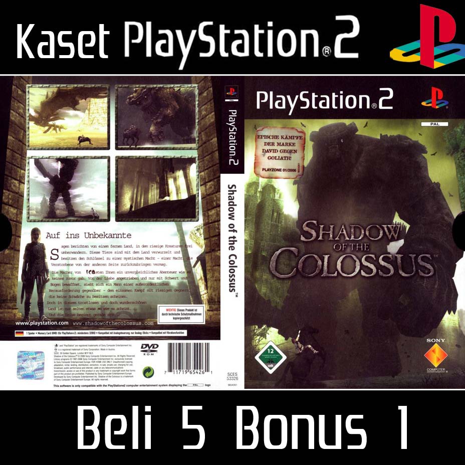Kaset Ps2: Shadow of the Colossus