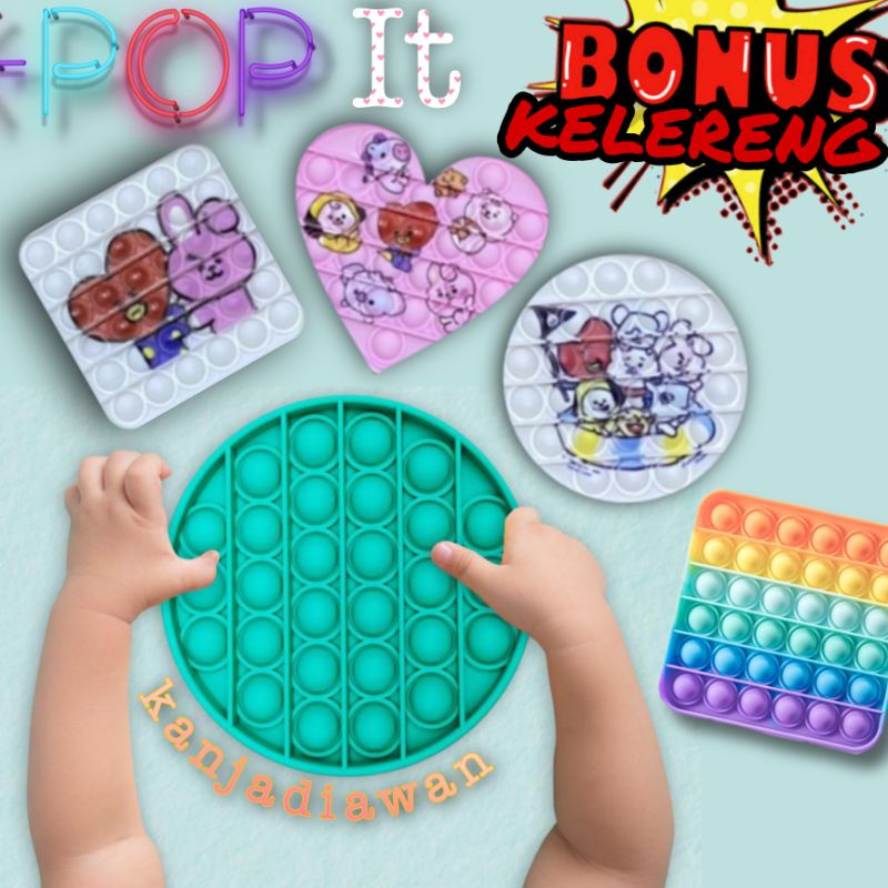 POP IT BTS BT21 MURAH Fidget Toy UV pop it tiktok-1