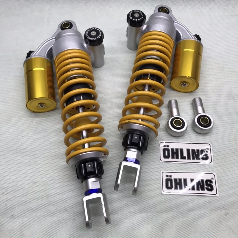 Shock Tabung Shockbreaker OhIins Stel 310mm &amp; 340mm Universal Motor Matic Bebek NMax Aerox PCX Supra Kharisma RX King Tiger Mega Pro Extreme KTC Jupiter MX Dll 310 mm 340