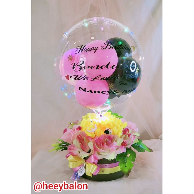 Kado/Hot Air Balon/Bouquet Balon/Balon Ultah/Buket Bunga/Balon Box/Snack Box/Buket Wisuda/Balon