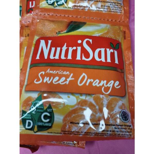 

NutriSari American Sweet Orange 14 g