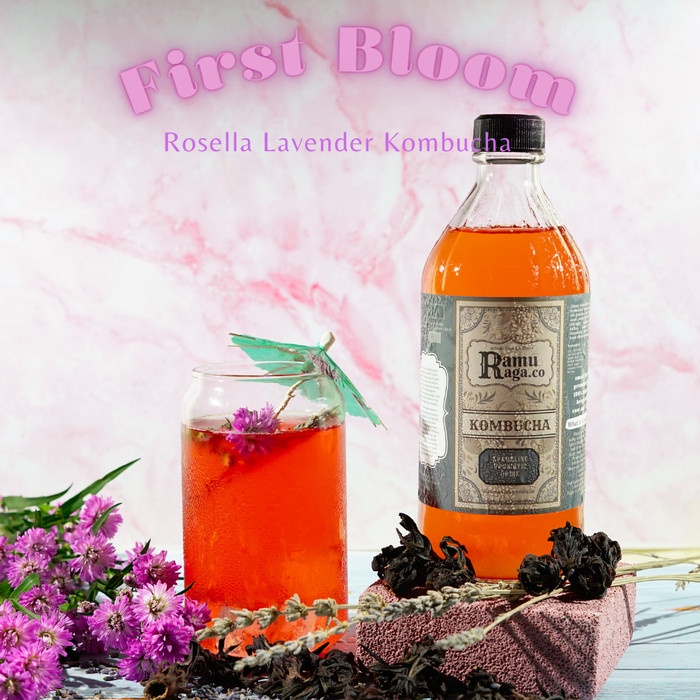 

Rosella Lavender Kombucha - 500ml - Ramuraga Teh Fermentasi Probiotik - Gosend/Grab (BERKUALITAS)