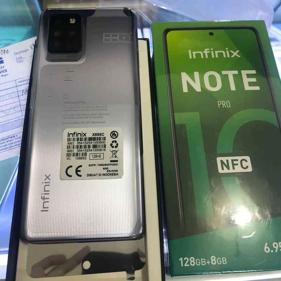 Infinix Note 10 Pro NFC 6GB/64GB 8GB/128GB SECOND FULLSET ORIGINAL ISTIMEWA