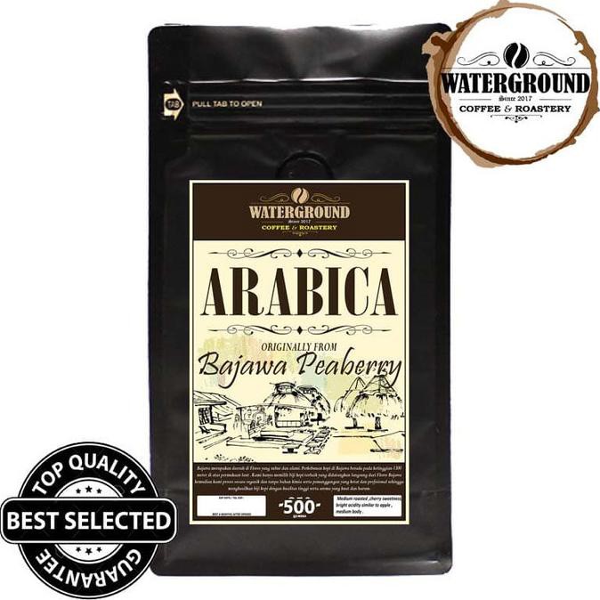 

S5AG Kopi Arabika Lanang / Jantan Flores Bajawa Peaberry 500 grams