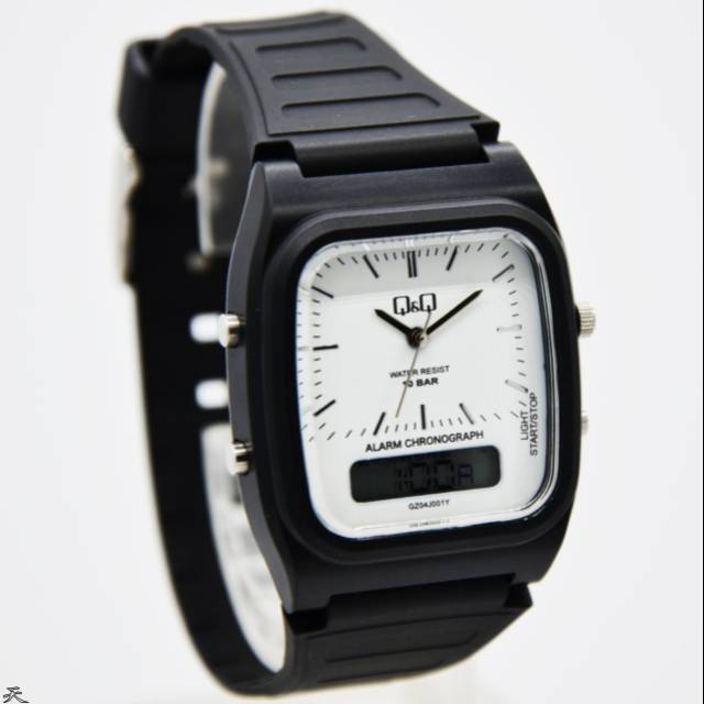 QnQ Dual Double Time Original - Jam Tangan Unisex