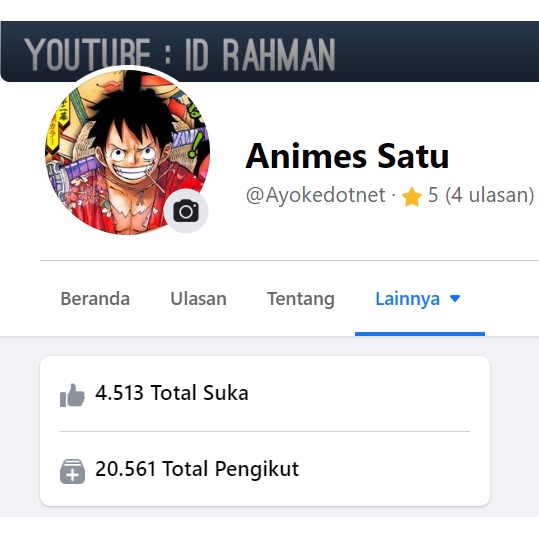 Fanspage dengan 10.000 follower indonesia