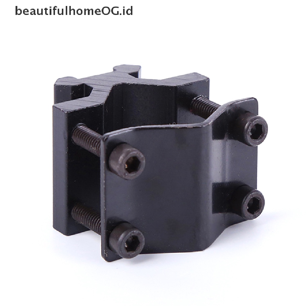 Adapter Mount Rail 20mm Universal Adjustable Untuk Senter Laser Scope