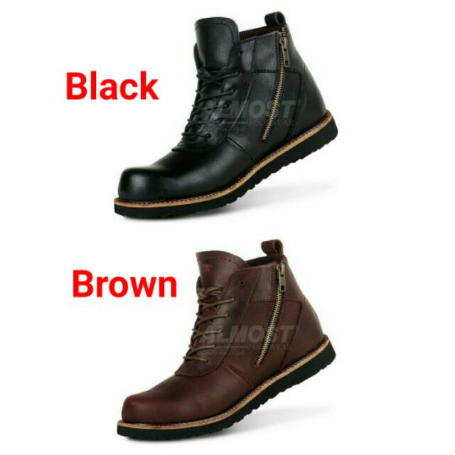 SEPATI SAFETY SEMI BOOTS ALMOST PRIA KULIT BOOT SAVETY BUT SEPTI BUTS SEVTI