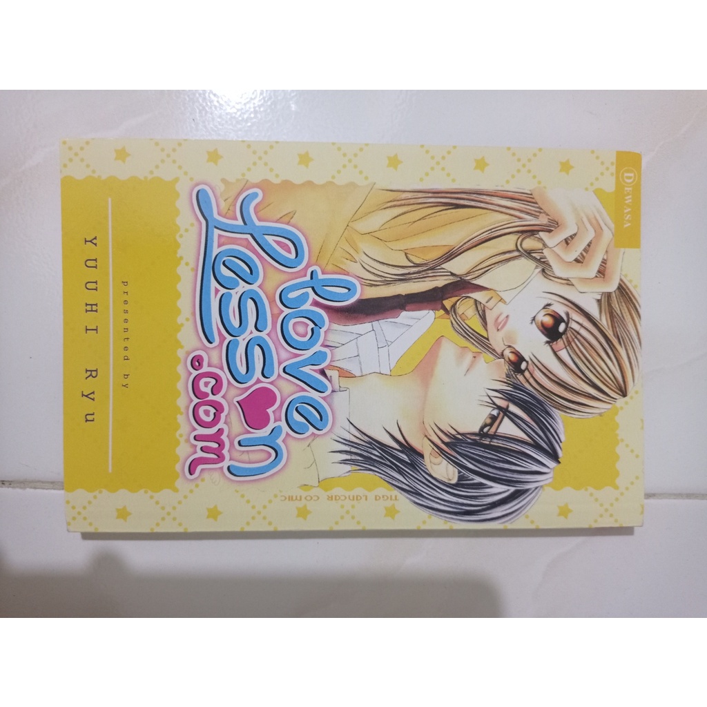 KOMIK PRELOVED BEKAS MURAH BAGUS "LOVE LESSON .COM" YUUHI RYU