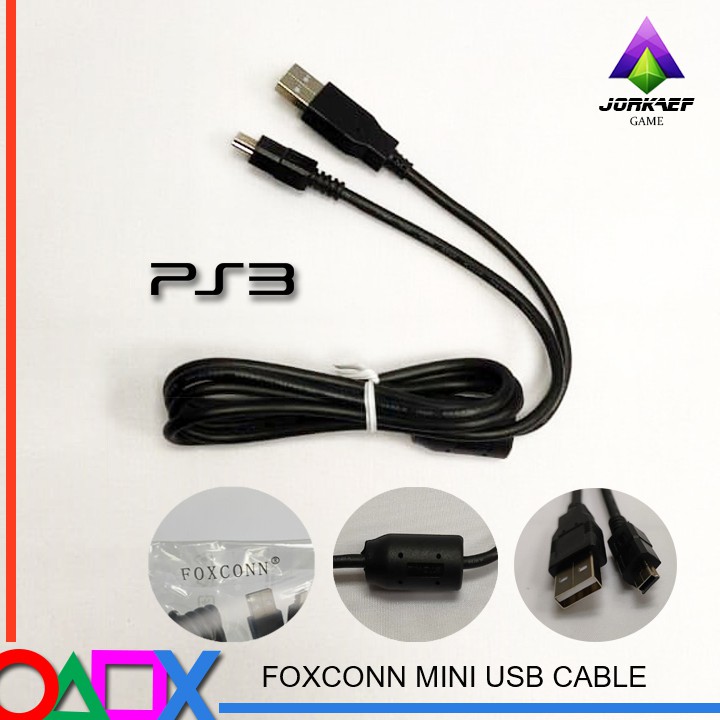 FOXCONN Kabel Usb chas stik ps3 Mini Usb Hitam