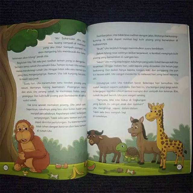 Buku Anak Kumpulan Dongeng Binatang Seru dan Mendidik