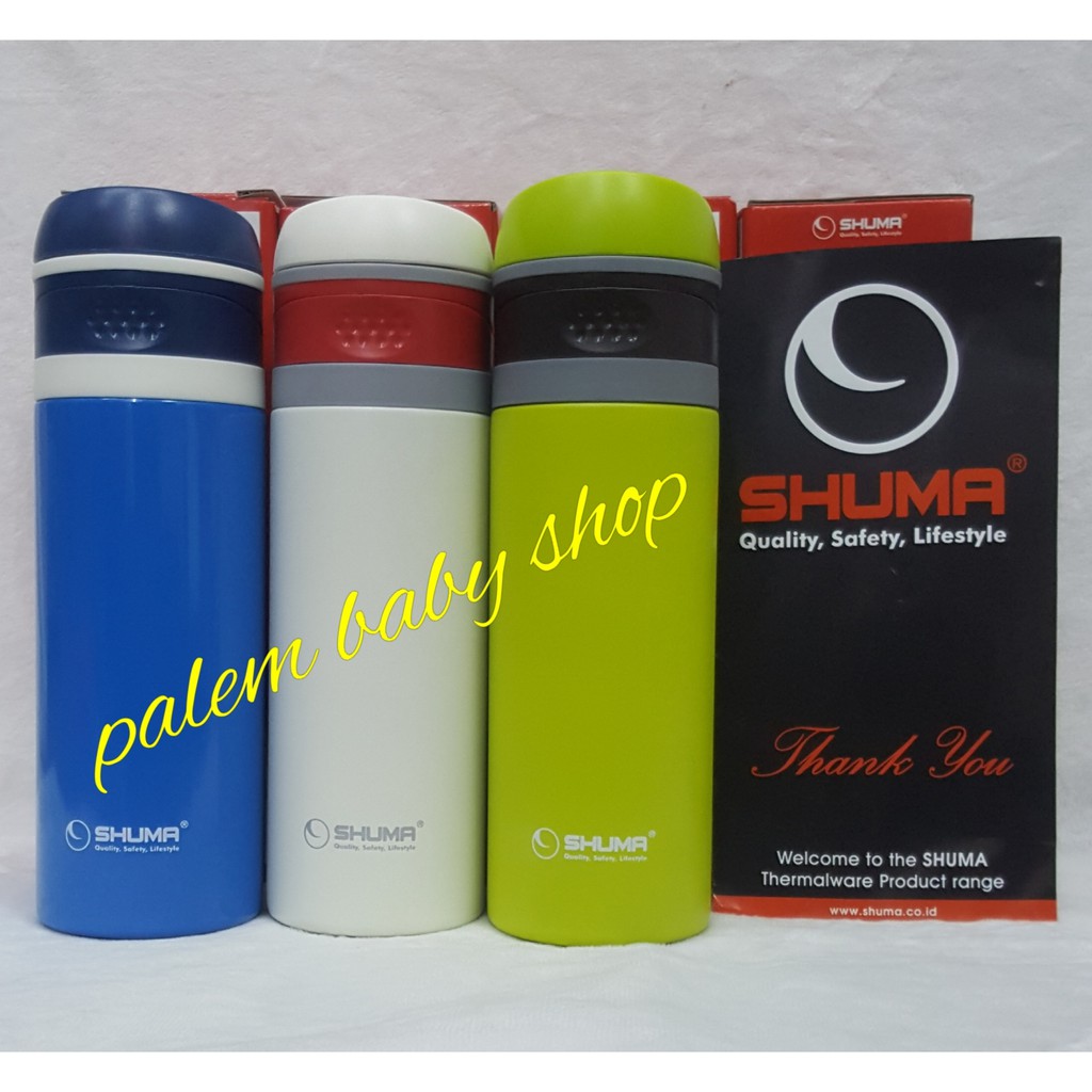 Shuma Stainless Steel Vacuum Sport Bottle 400mL/Thermos Air hot&amp;clod HYDRO S&amp;D