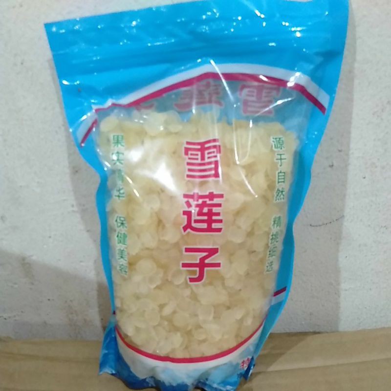 

snow lotus isi 500g teratai salju premium super putih bukan kuning yg udh lama
