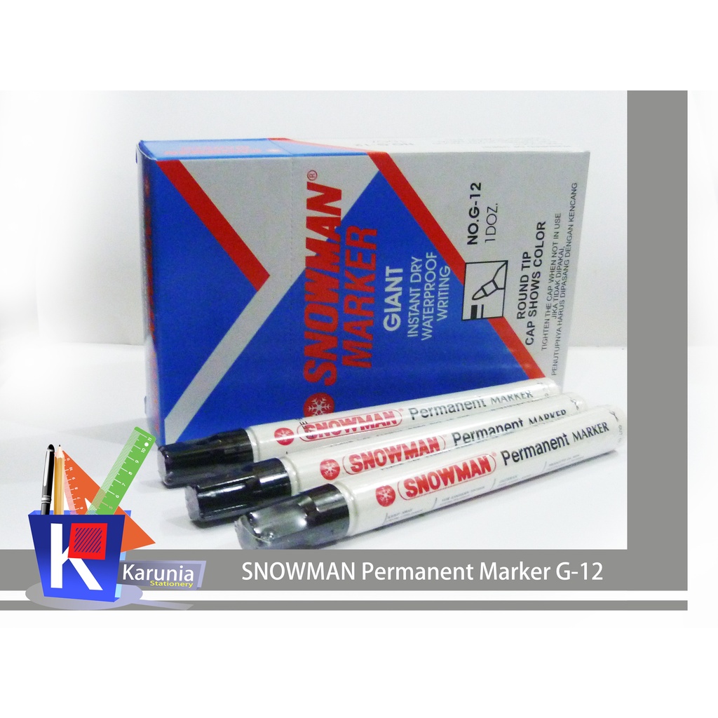 

Spidol Snowman Permanen Marker G12