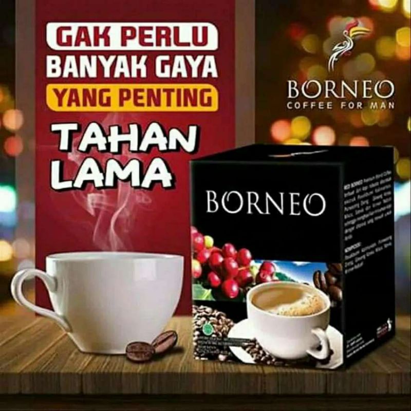 

Borneo Coffee Premium Blend memelihara stamina pria dewasa