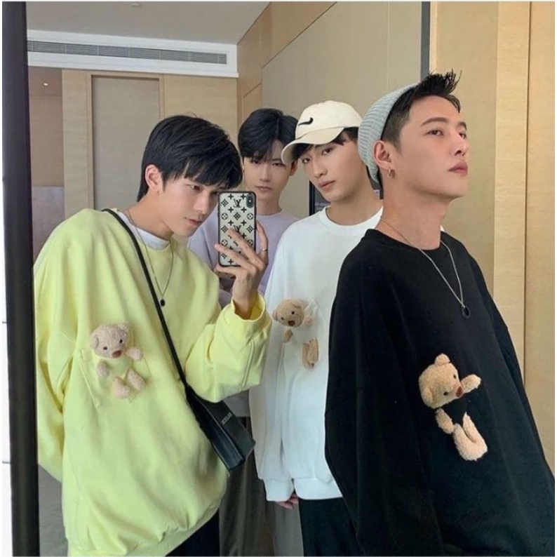 teddy switer fashion pria wanita ootd style kpop kaos boneka