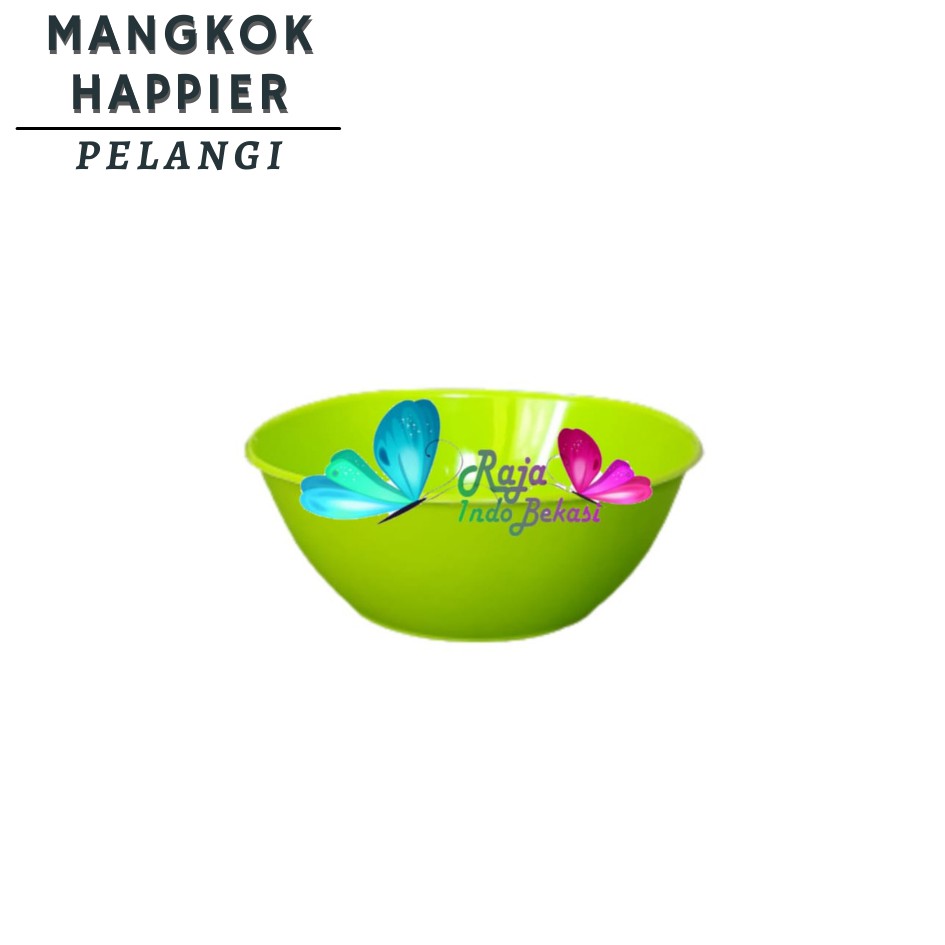 Tebal Baskom Mangkok Plastik 17 Happier 16.5cm Mangkok Plastik Warna 15cm Baskom Besek Serbaguna