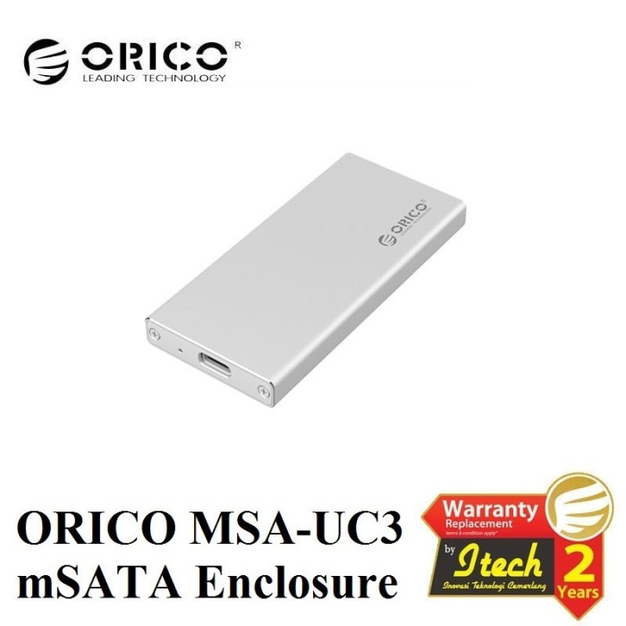 Orico MSA-UC3 Aluminum mSATA to USB 3.0 SSD Enclosure Adapter Case