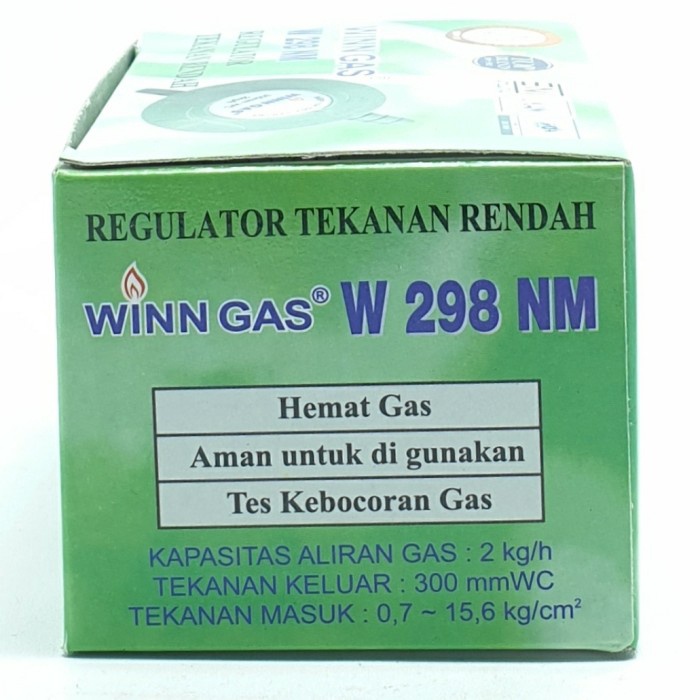 Regulator Winn Gas W 298 NM w298nm Kepala Gas Elpiji Kompor NON METER / REGULATOR GAS WINN GAS W-298