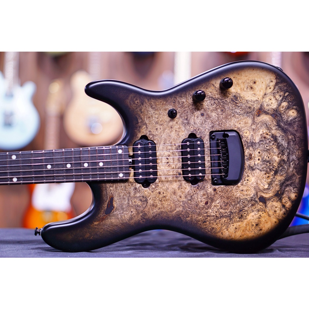 Ernie Ball Music man Cutlass HH Trem Jason Richardson Burl Top